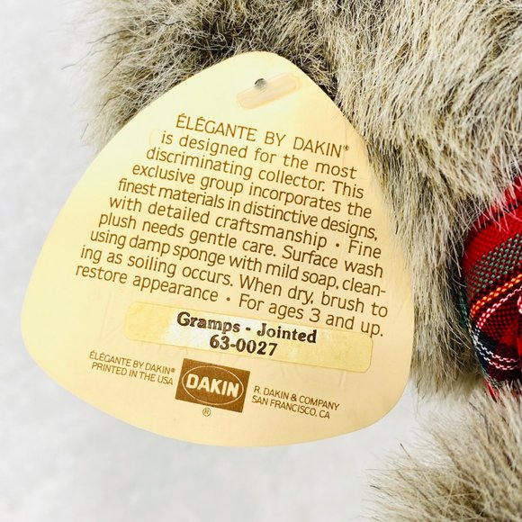 Elegante Dakin Bear Grandpa Bear w/Glasses - Estate Collection - Picture 12 of 15